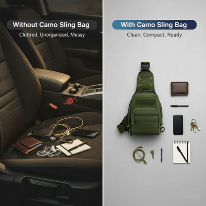 Camo Sling Bag: Stay Ready & Stay Sharp with No Hassle