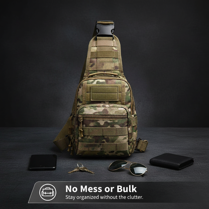 Camo Sling Bag: Stay Ready & Stay Sharp with No Hassle